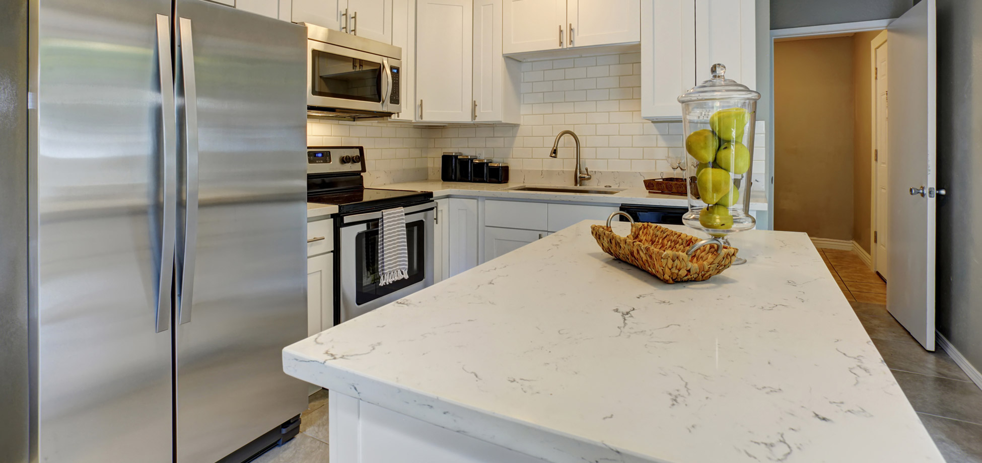 White Granite Countertop